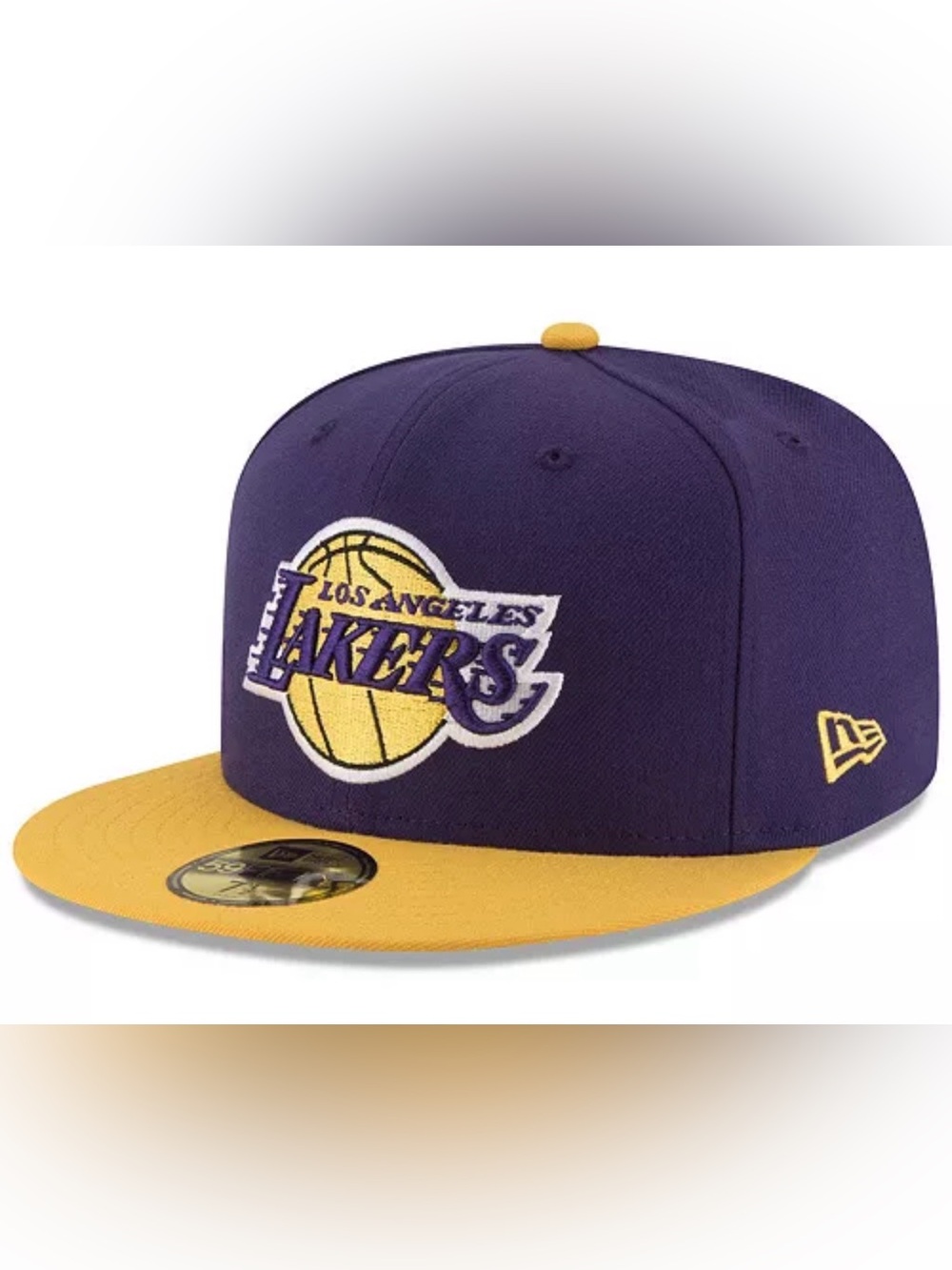 New Era Los Angeles Lakers Basic 2 Tone 59FIFTY Fitted Cap NWT